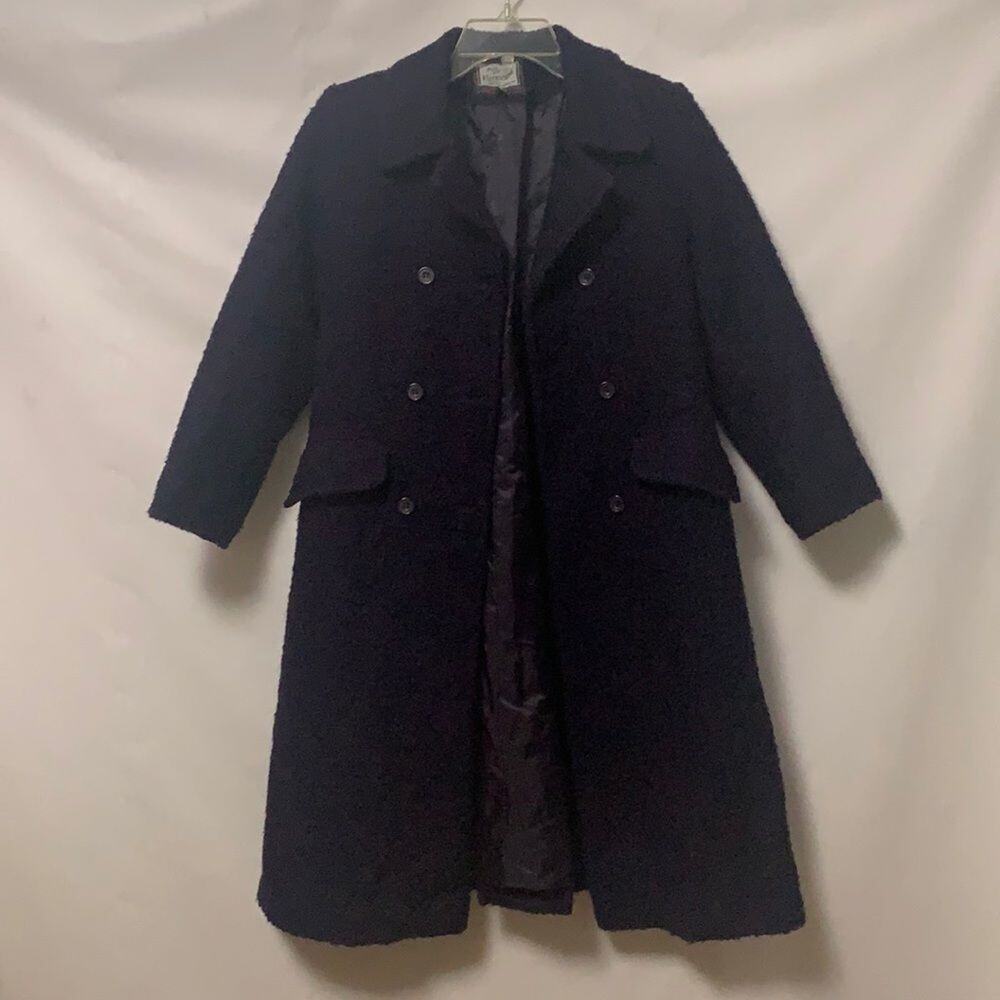 ROTHSCHILD GRAPE COLOR GIRLS WOOL BLEND COAT SIZE 12